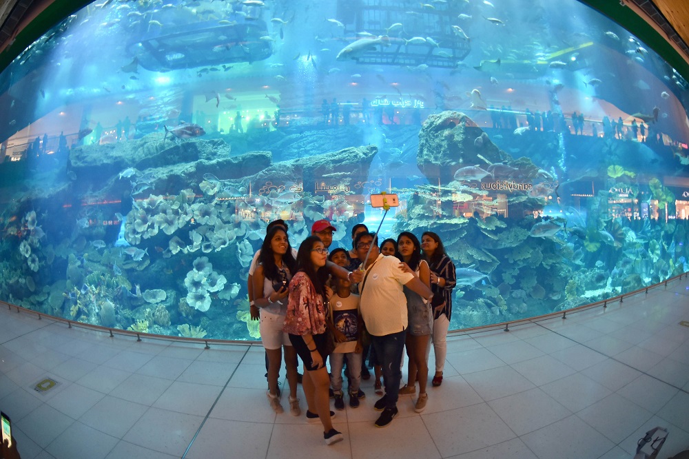 Dubai Aquarium is located on the third floor of Dubai Mall. u00e2u20acu201d AFP pic