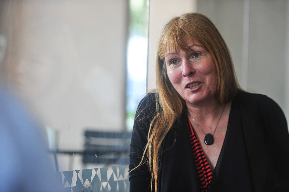 Sarawak Report editor Clare Rewcastle-Brown speaks during an interview at Amcorp Mall, Petaling Jaya May 21, 2018. u00e2u20acu201d Picture by Shafwan Zaidon