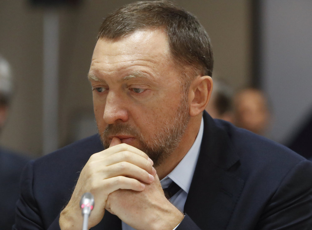 President of En+ Group, Oleg Deripaska, attends an agreement signing ceremony with the Krasnoyarsk region's government in Moscow December 12, 2017. u00e2u20acu201d Reuters pic 