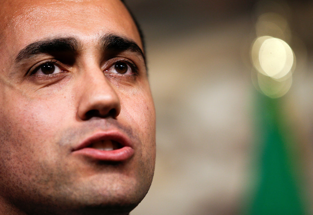 Anti-establishment 5-Star Movement leader Luigi Di Maio had been expected to remain foreign minister. — Reuters pic