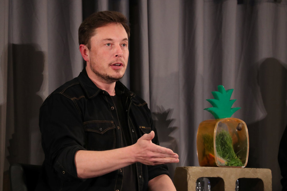Elon Musk speaks at a Boring Company community meeting in Bel Air, Los Angeles May 17, 2018. u00e2u20acu201d Reuters pic