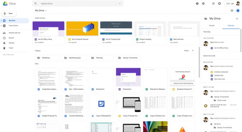 Google Drive gets an interface overhaul. u00e2u20acu2022 AFP pic