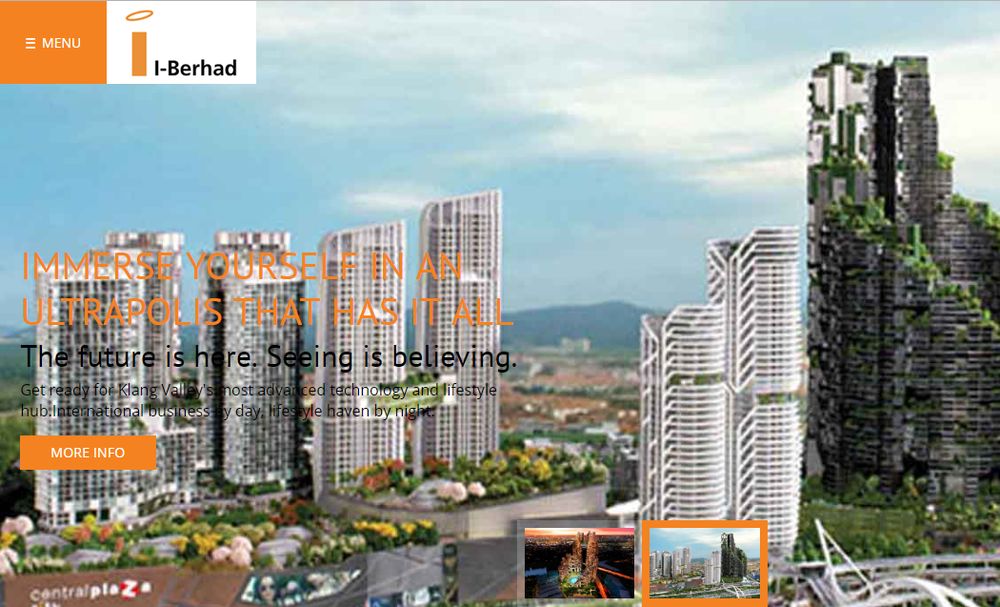 Screengrab of the I-Berhad website.