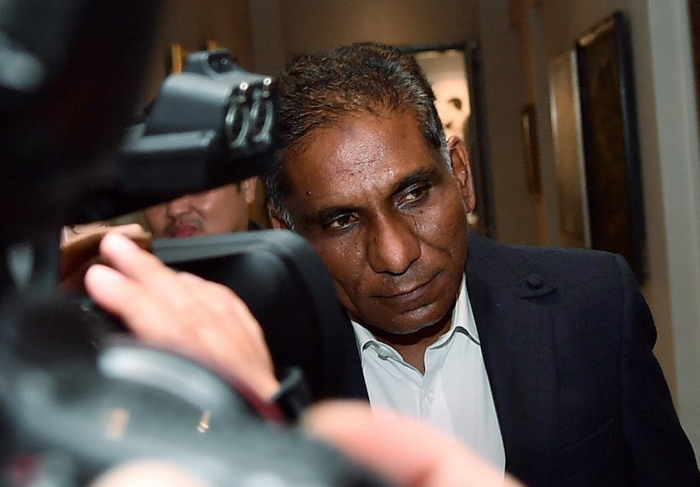 Tan Sri Irwan Serigar Abdullah leaves Menara Ilham in Kuala Lumpur May 16, 2018, after his meeting with the Council of Eminent Persons. u00e2u20acu201d Bernama pic