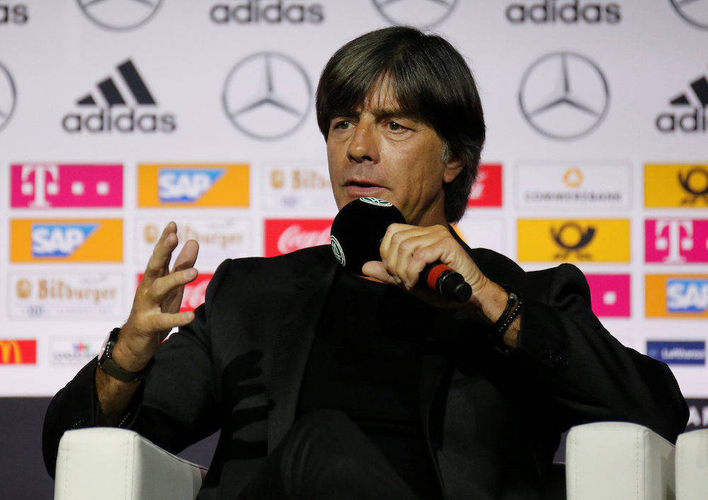 Germany coach Joachim Loew speaks during a press conference in Dortmund May 15, 2018. u00e2u20acu201d Reuters pic