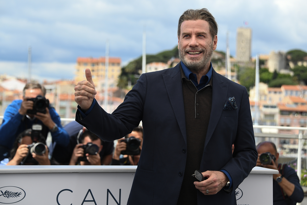 John Travolta at the Cannes film festival. u00e2u20acu201d AFP pic