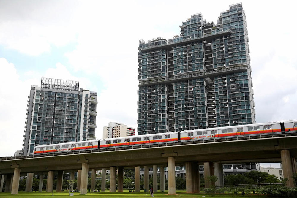 Many homeowners, including those at J Gateway condominium (pictured in background), expressed shock and disappointment that the HSR project is off the table. u00e2u20acu201d TODAY pic