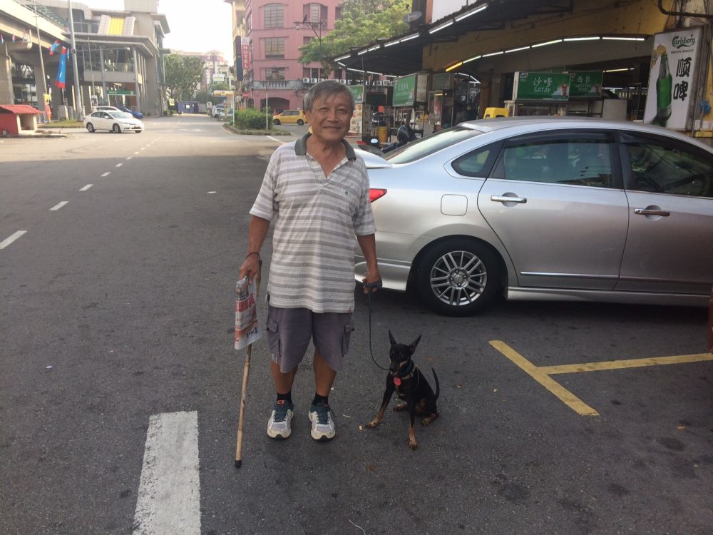 Wong Chong Shien, 67 who lives in Bandar Sunway was all smiles when Malay Mail approached him.