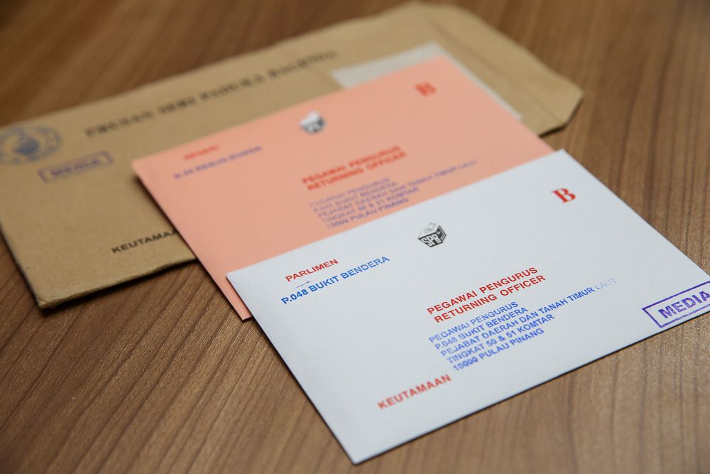 Pos Malaysia is the main delivery service for postal votes nationwide. u00e2u20acu201d Picture by Choo Choy May 