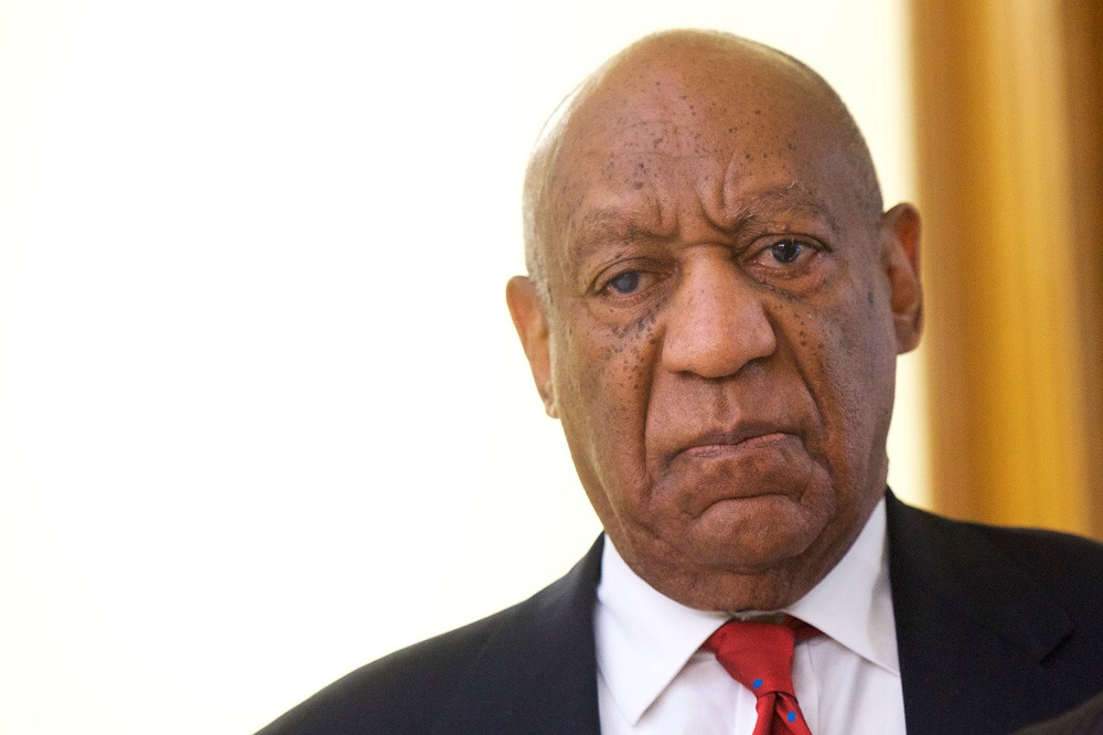Bill Cosby reacts while being notified a verdict is in at the Montgomery County Courthouse in his sexual assault retrial, in Norristown, Pennsylvania April 26, 2018. u00e2u20acu201d Reuters pic