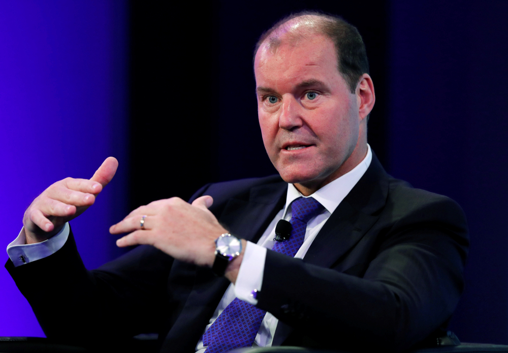 Takeda Pharmaceutical Co President and Chief Executive Officer Christophe Weber speaks during the Wall Street Journal CEO Conference in Tokyo May 15, 2018. u00e2u20acu201d Reuters pic