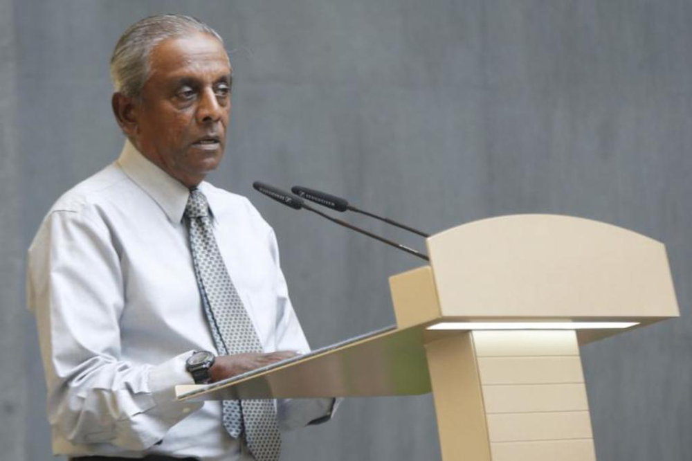 Professor S Jayakumar, Chair of Singaporeu00e2u20acu2122s Pedra Branca International Court of Justice Committee. u00e2u20acu201d Picture by TODAY