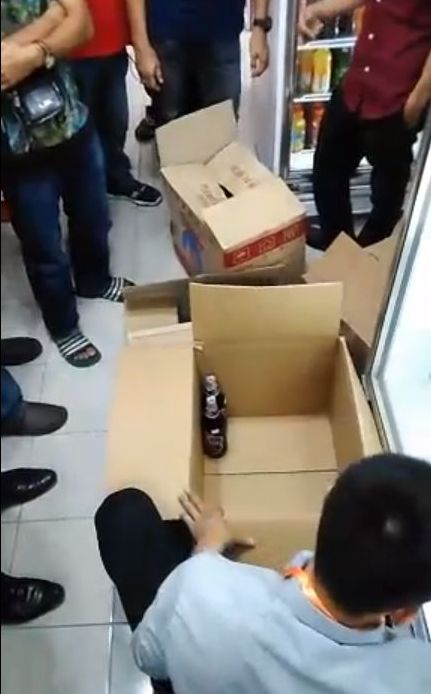 A screenshot of a Speedmart 99 convenience store which was purportedly raided by non-governmental organisations.