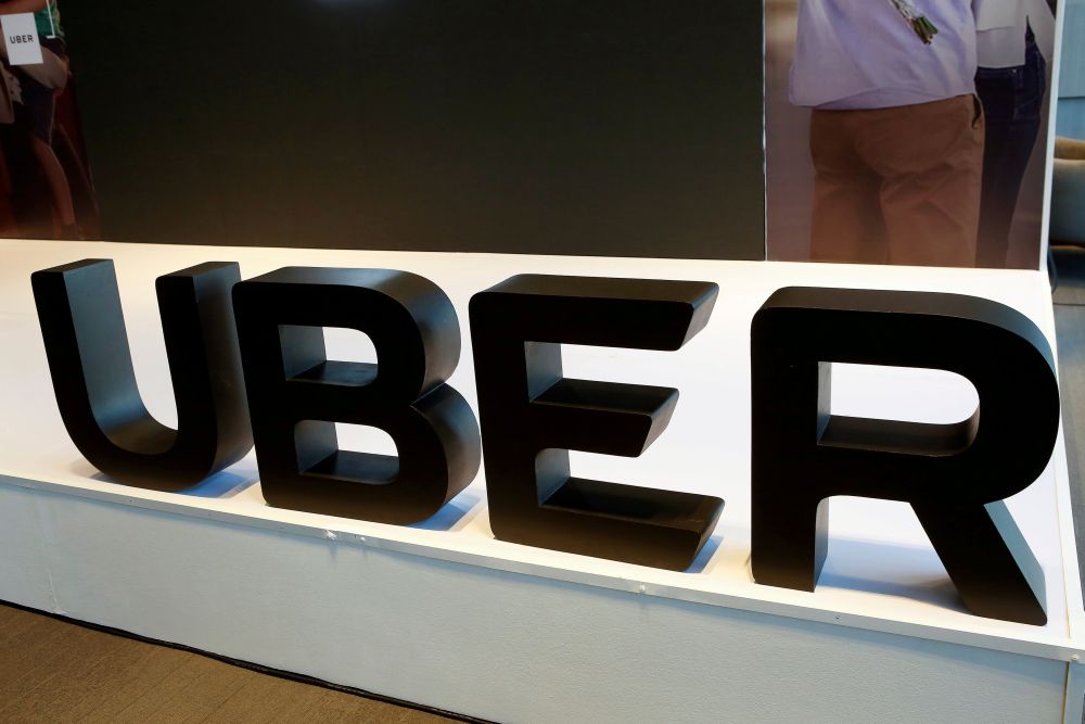 The logo of Uber is pictured during the presentation of their new security measures in Mexico City April 10, 2018. u00e2u20acu2022 Reuters pic