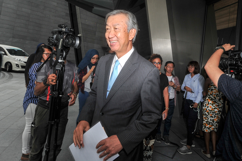 Japanese Ambassador to Malaysia Makio Miyagawa leaves after a meeting with the Council of Eminent Persons at Ilham Tower, Kuala Lumpur June 7, 2018. u00e2u20acu201d Picture by Shafwan Zaidon