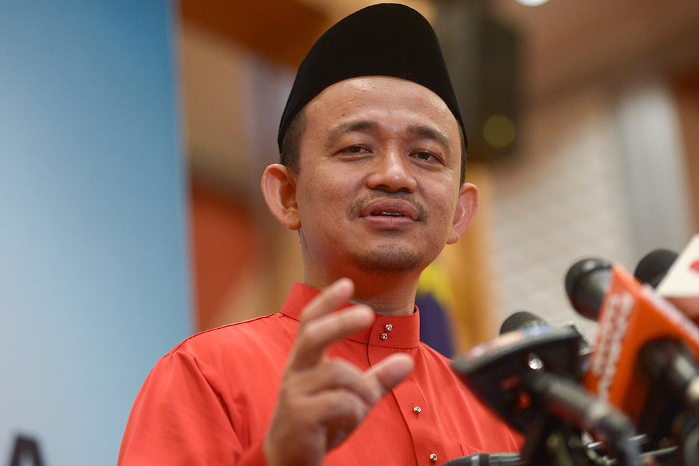 Education Minister Maszlee Malik speaks during a press conference at the Ministry of Higher Education in Putrajaya June 7, 2018. u00e2u20acu201d Picture by Mukhriz Hazim