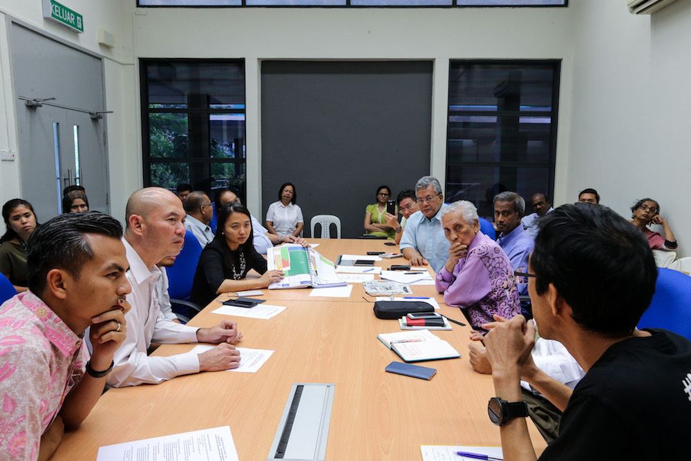 Save Kuala Lumpur coalition at a meeting with KL MPs at Pusat Komuniti Bukit Bandaraya, Kuala Lumpur June 7,2018. u00e2u20acu201d Picture by Ahmad Zamzahuri