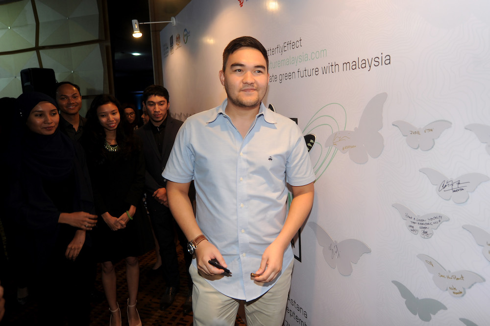 Raja Muda of Selangor, Tengku Amir Shah Sultan Sharifuddin Idris Shah, attends the launch of the EXPO 2017 Youth Contest in Kuala Lumpur March 30, 2017. u00e2u20acu201d Picture by Mukhriz Hazim