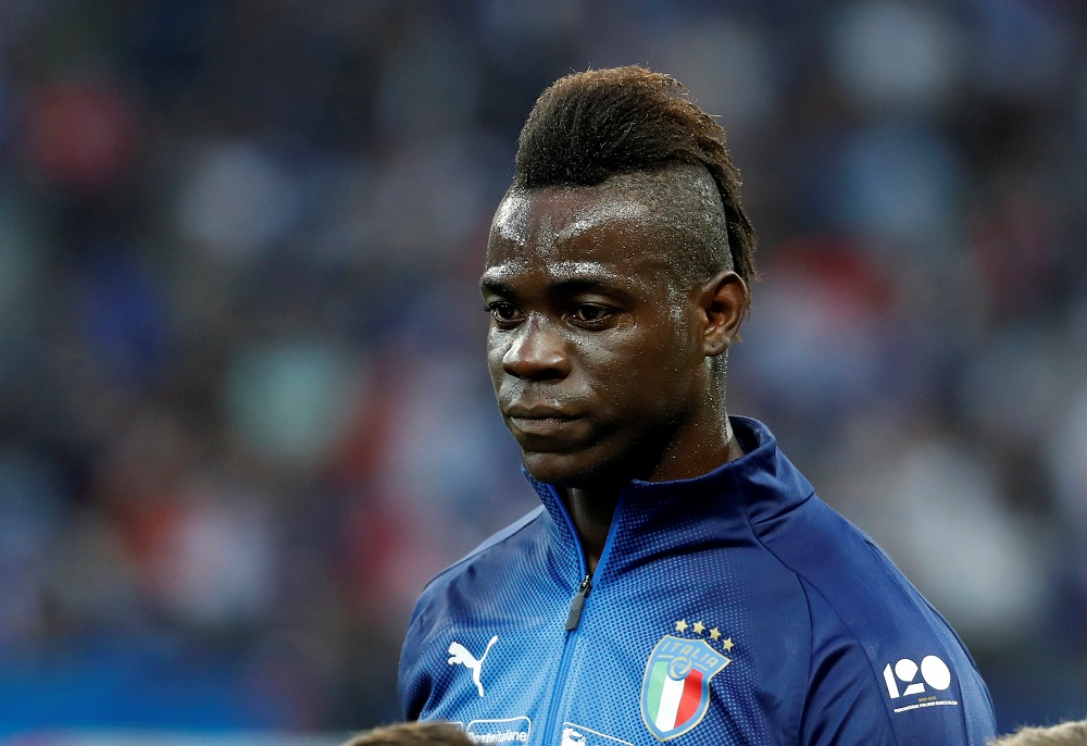 Italyu00e2u20acu2122s Mario Balotelli before the match against France in Nice June 1 ,2018. u00e2u20acu201d Reuters pic