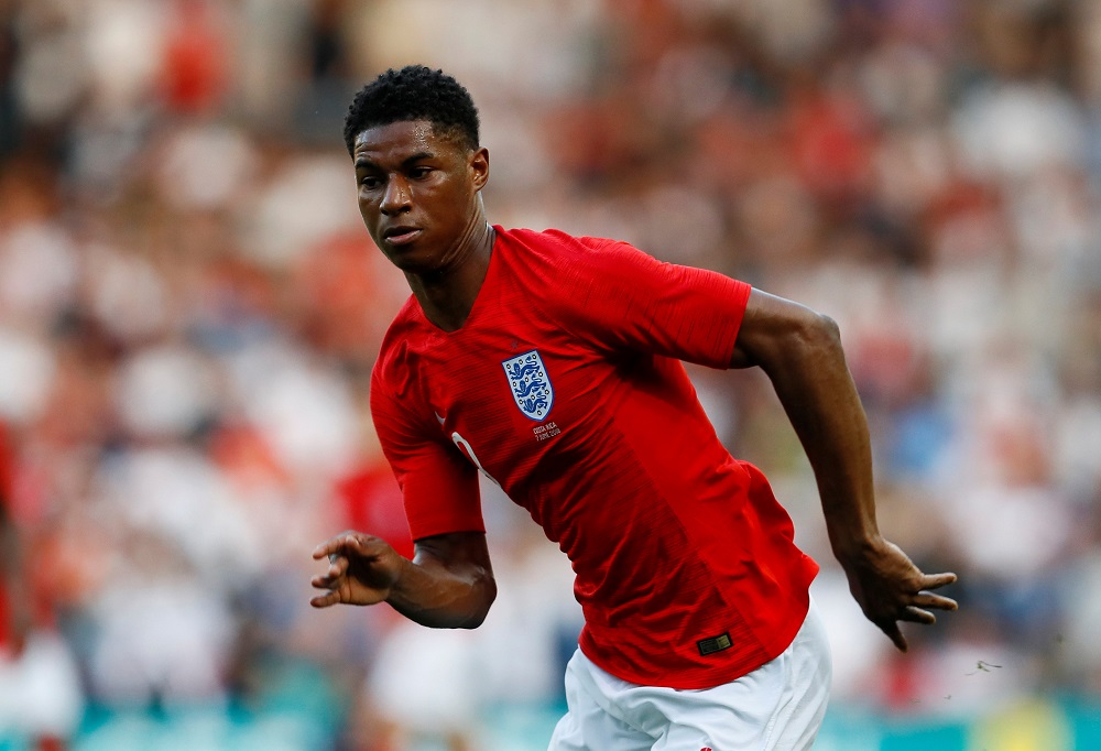 England's Marcus Rashford in action during the match against Costa Rica in Leeds June 7, 2018. u00e2u20acu201d Picture by Action Images via Reuters/Jason Cairnduff