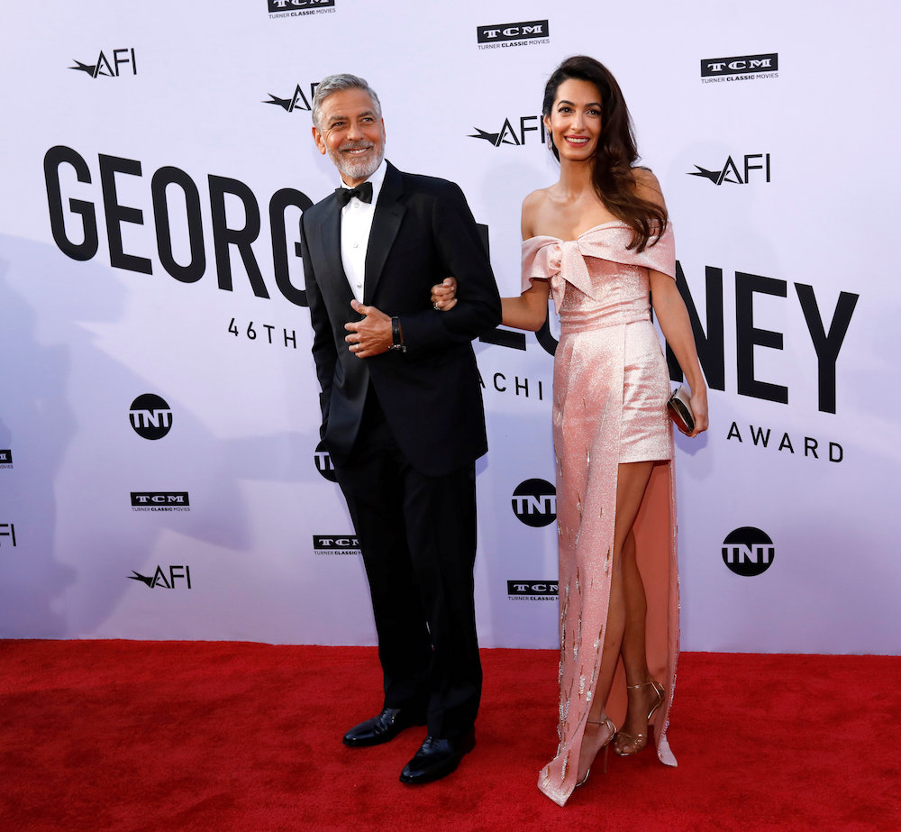 George Clooney and his wife Amal pose at the 46th AFI Life Achievement Award Gala in Los Angeles June 7, 2018. u00e2u20acu201d Reuters pic