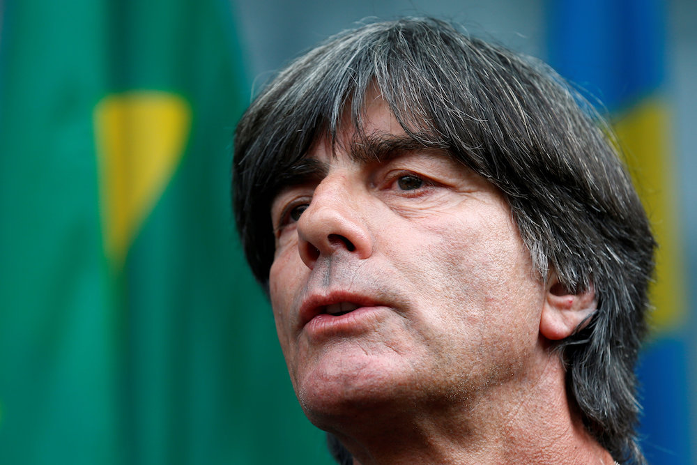 Germany coach Joachim Loew speaks to the press at Frankfurt Airport June 28, 2018. u00e2u20acu201d Reuters pic
