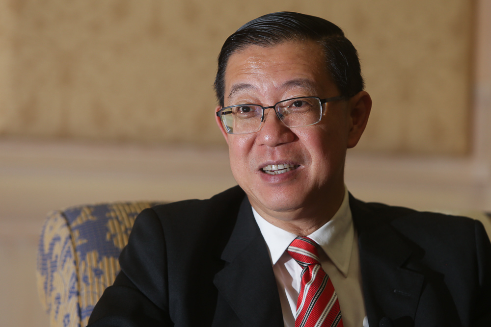 Finance Minister Lim Guan Eng speaks to Malay Mail in Putrajaya June 1, 2018. u00e2u20acu201d Picture by Choo Choy May