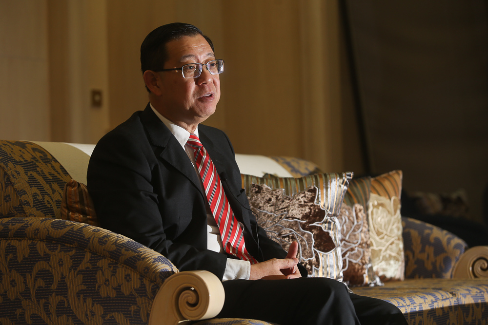 Finance Minister Lim Guan Eng speaks to Malay Mail in Putrajaya June 1, 2018. u00e2u20acu201d Picture by Choo Choy May