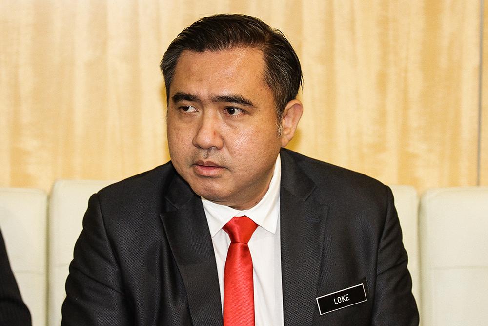 Transport Minister Anthony Loke Siew Fook speaks during a press conference in Putrajaya June 4, 2018. u00e2u20acu201d Picture by Miera Zulyana
