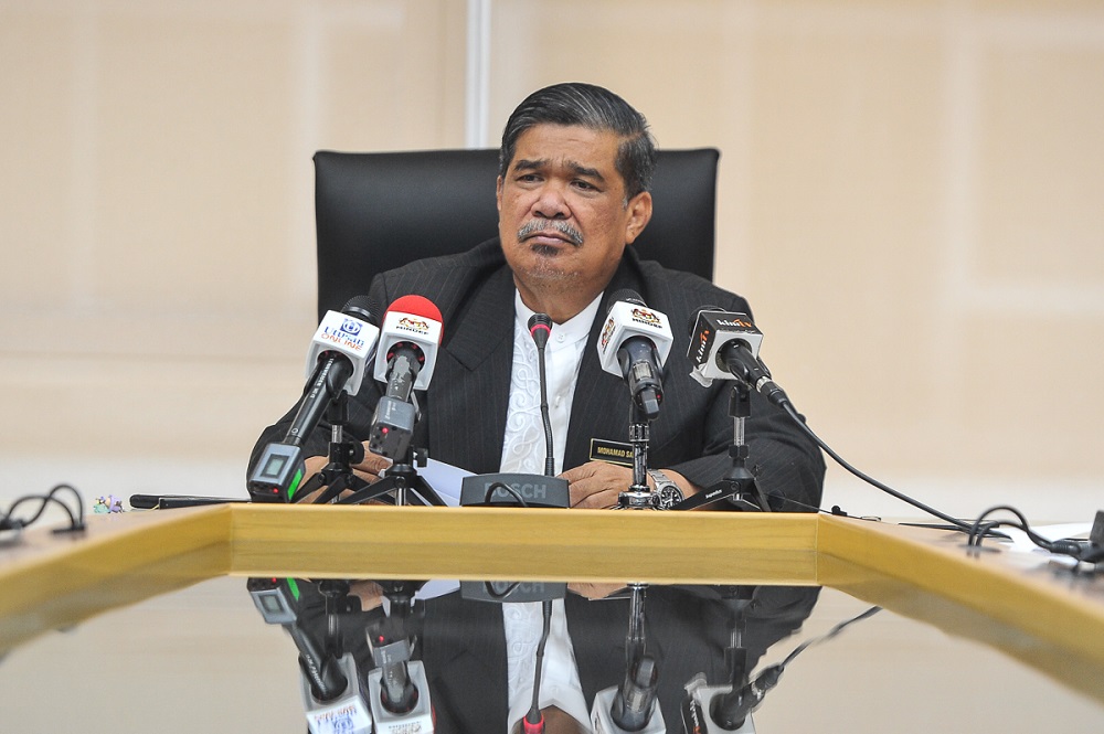 Defence Minister Mohamad Sabu speaks during a press conference at Wisma Pertahanan in Kuala Lumpur June 4, 2018. u00e2u20acu201d Picture by Shafwan Zaidon