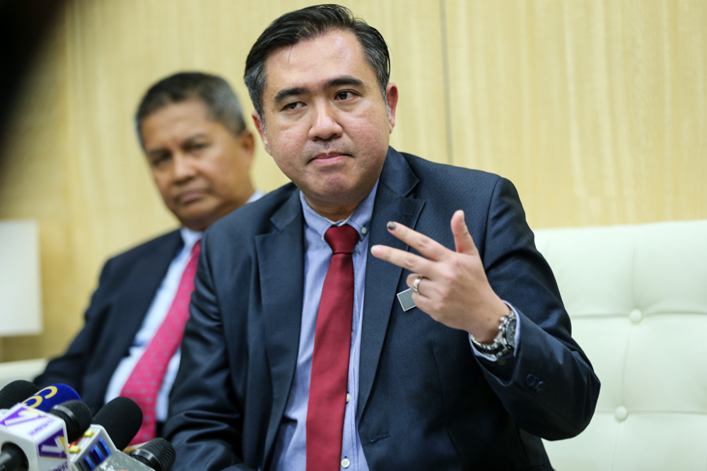Transport Minister Anthony Loke speaks during a press conference in Putrajaya June 6, 2018. u00e2u20acu201dPicture by Ahmad Zamzahuri 