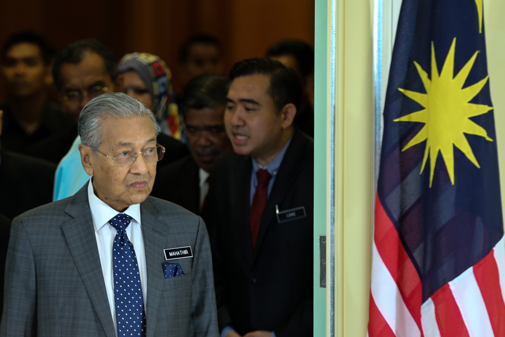 Tun Dr Mahathir Mohamad is seen after the post-cabinet meeting held at the Prime Ministeru00e2u20acu2122s Office June 6, 2018. u00e2u20acu201d Picture by Ahmad Zamzahuri