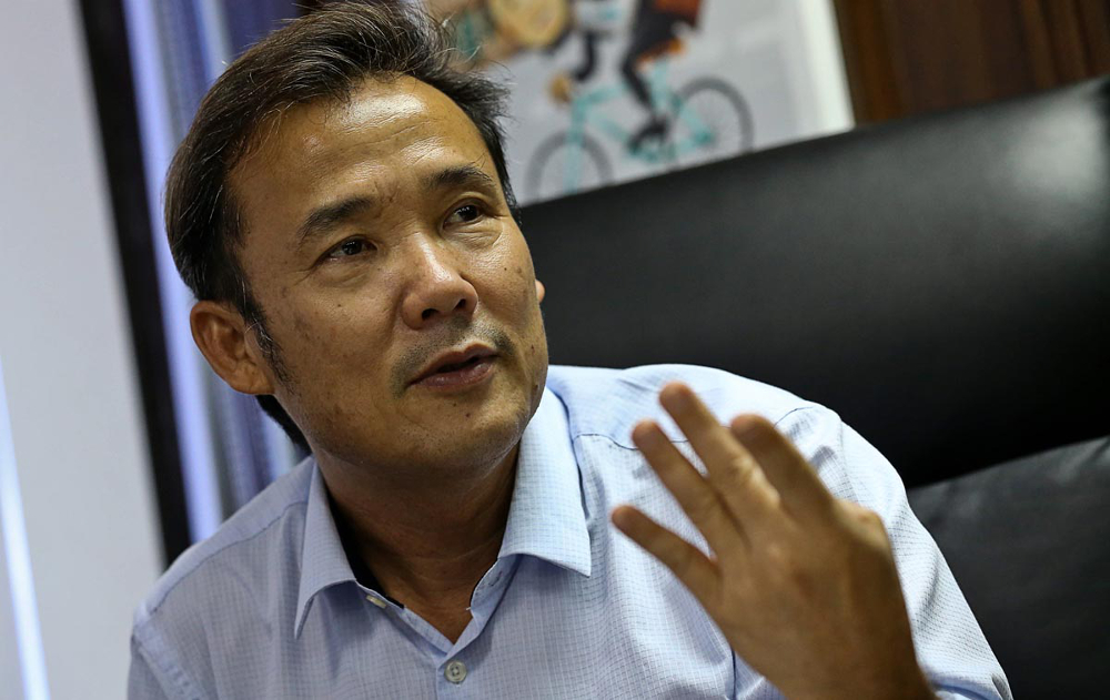 Penang Island Town Council Mayor Yew Tung Seang speaks during an interview at his office at Komtar in Penang June 18, 2018. u00e2u20acu201d Picture by Sayuti Zainudin