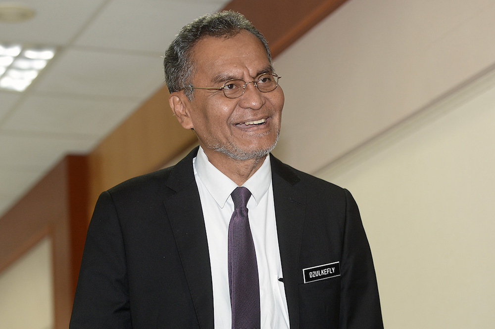 Health Minister Dzulkefly Ahmad arrives for a press conference at the Ministry of Health in Putrajaya June 20, 2018. u00e2u20acu201d Picture by Mukhriz Hazim