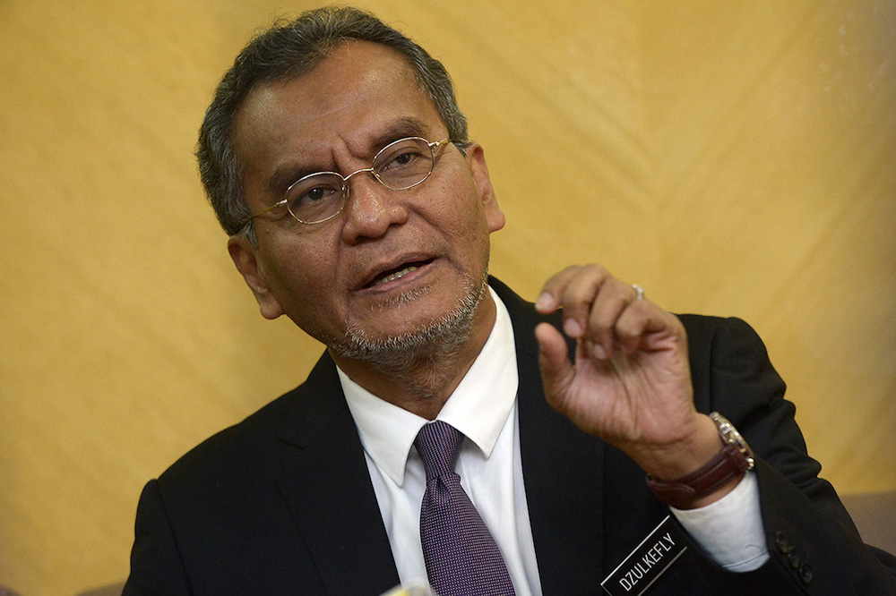 Health Minister Dzulkefly Ahmad addresses a press conference at the Ministry of Health in Putrajaya June 20, 2018. u00e2u20acu201d Picture by Mukhriz Hazim