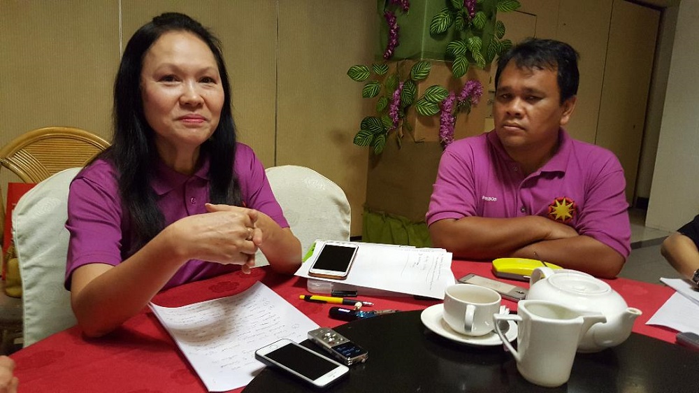 STAR president Lina Soo (left) says Petronas' arrears could have reached US$1 trillion. u00e2u20acu201d Picture by Sulok Tawie 