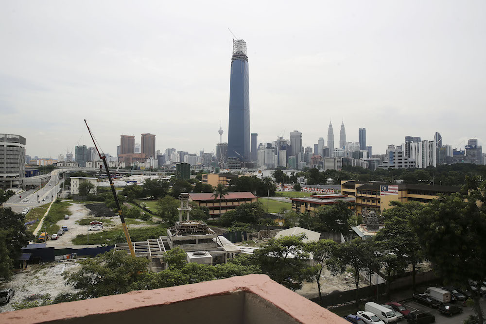 Tun Razak Exchange (TRX) is seen in Kuala Lumpur June 26, 2018. u00e2u20acu201d Picture by Yusof Mat Isa