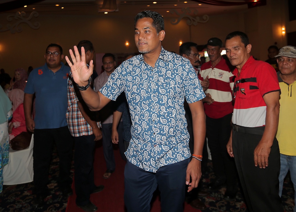 Khairy Jamaluddin attends an event in Ipoh June 28, 2018. u00e2u20acu201d Picture by Farhan Najib