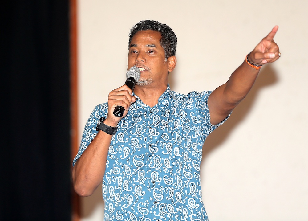 Khairy Jamaluddin speaks at an event in Ipoh June 28, 2018. u00e2u20acu201d Picture by Farhan Najib