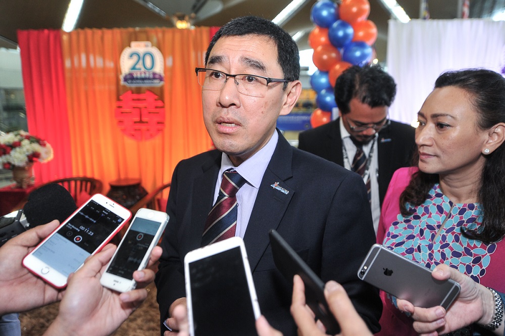 MAHB acting group chief executive officer Raja Azmi Raja Nazudin speaks to reporters at the KLIA 20th Anniversary Celebration in Sepang June 29, 2018. u00e2u20acu201d Picture by Shafwan Zaidon
