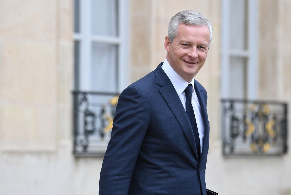 French Economy Minister Bruno Le Maire leaves the Elysee Presidential Palace after attending the weekly cabinet meeting in Paris on June 6, 2018. u00e2u20acu201d AFP pic