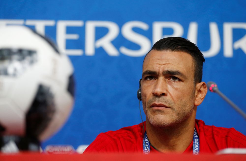 Egyptu00e2u20acu2122s Essam El-Hadary during the press conference at the Saint Petersburg Stadium in Russia, June 23, 2018. u00e2u20acu2022 Reuters pic