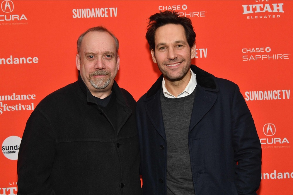 Actors Paul Giamatti and Paul Rudd attending the u00e2u20acu02dcThe Catcher Was A Spyu00e2u20acu2122 Premiere during the 2018 Sundance Film Festival at The Marc Theatre in Park City, Utah  January 19, 2018. u00e2u20acu201d AFP pic