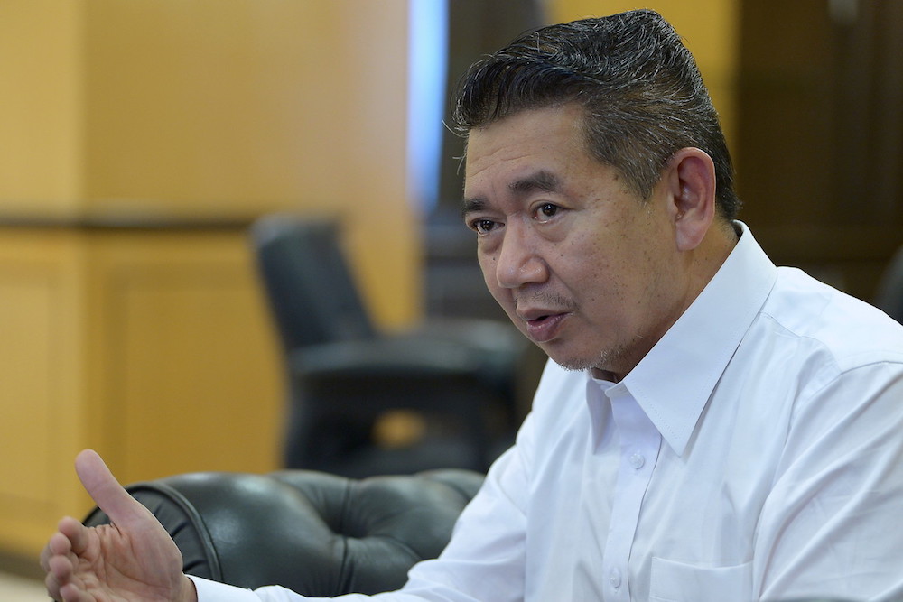 Agriculture and Agro-based Industry Minister Salahuddin Ayub speaks to Bernama in Putrajaya June 7, 2018. u00e2u20acu201d Bernama pic