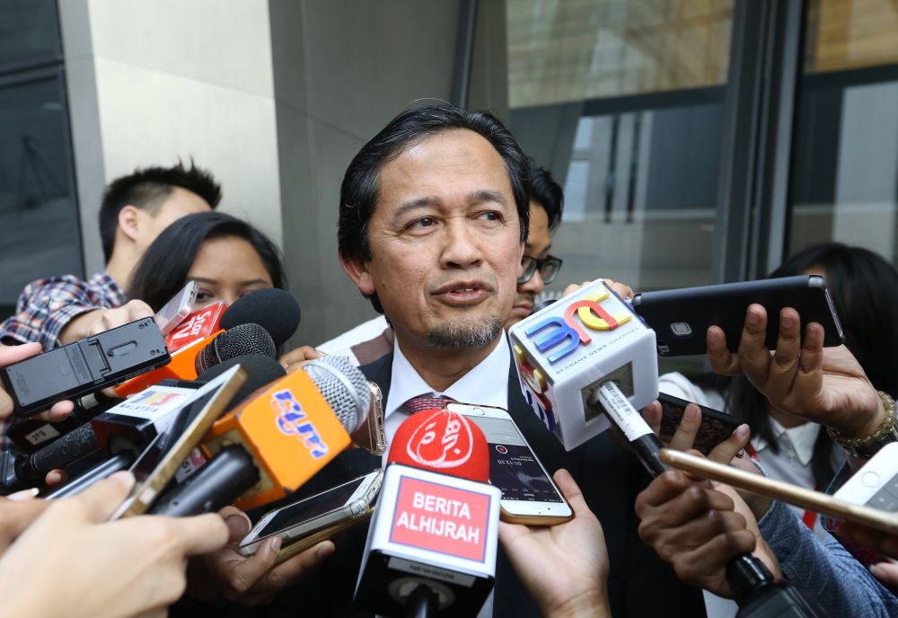 KLCC director and group CEO Datuk Hashim Wahir speaks to reporters at Ilham Tower in Kuala Lumpur June 21, 2018. u00e2u20acu2022 Picture by Zuraneeza Zulkifli
