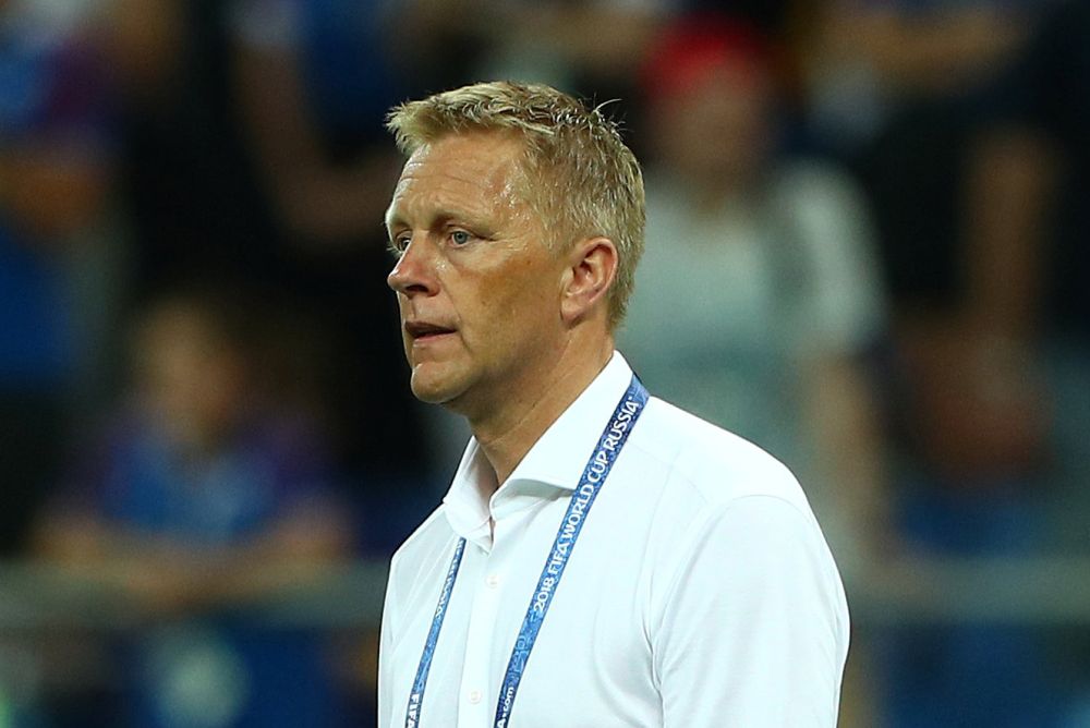 Iceland coach Heimir Hallgrimsson looks dejected after the match against Croatia, June 26, 2018. u00e2u20acu2022 Reuters pic