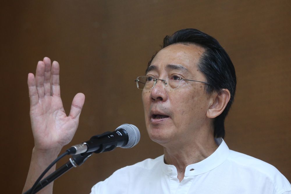 Kua Kia Soong speaks at the launch of Suaram's Malaysia Human Rights Report 2017 in Putrajaya June 19, 2018. u00e2u20acu2022 Picture by Zuraneeza Zulkifli