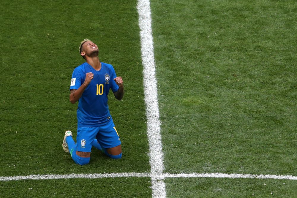 Brazilu00e2u20acu2122s Neymar celebrates after the match against Costa Rica Saint Petersburg Stadium, Saint Petersburg, Russia, June 22, 2018. u00e2u20acu2022 Reuters pic