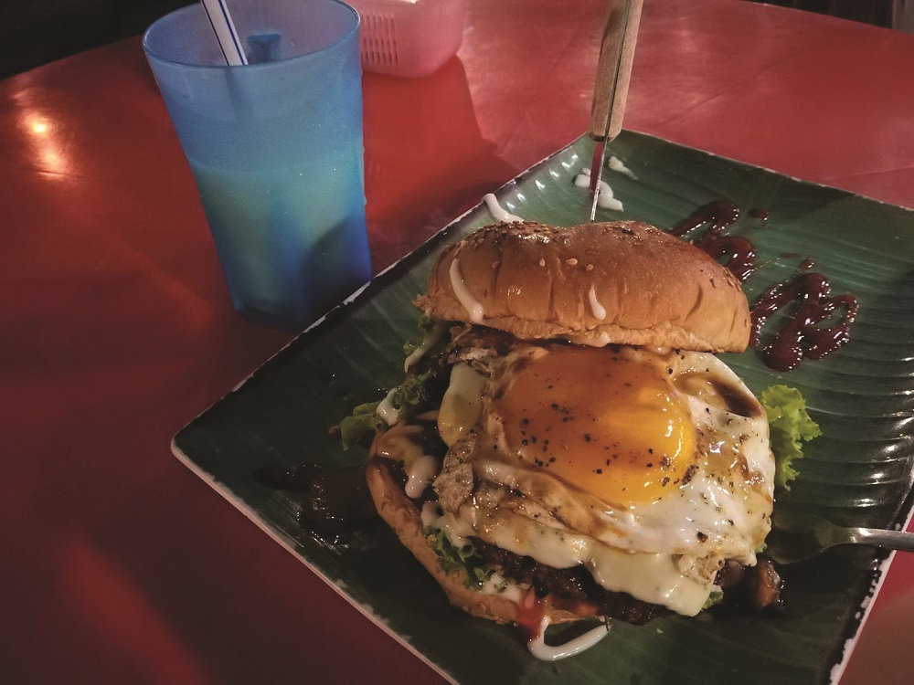 Monster Burger at Boomtown USJ Burger.