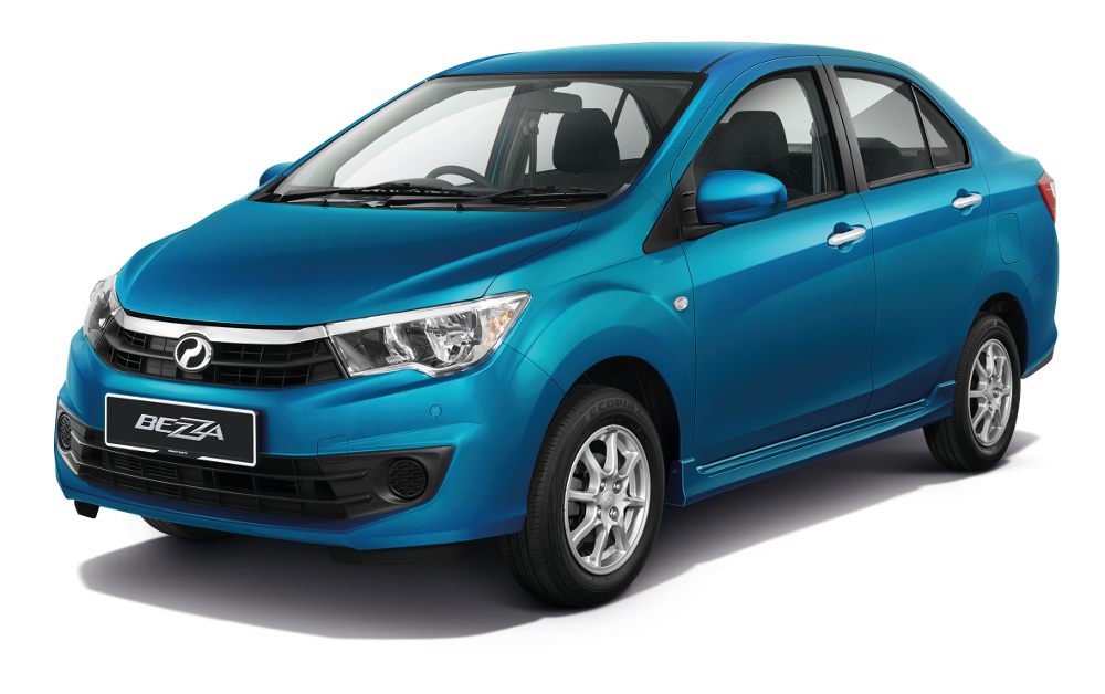 The Perodua Bezza GXtra. 